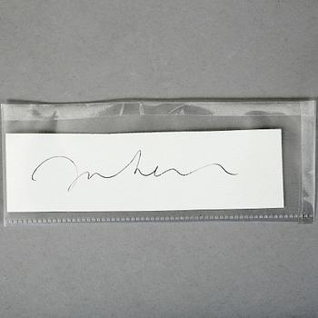 JOHN LENNON, THE BEATLES (1940-80), egenhändig autograf.