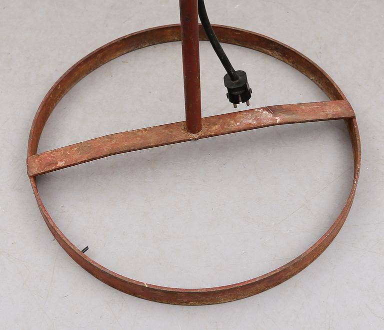 GOLVLAMPA, "Bygge lampan", Bröd. Johansson auto-metall, Skellefteå, 1900-talets mitt.