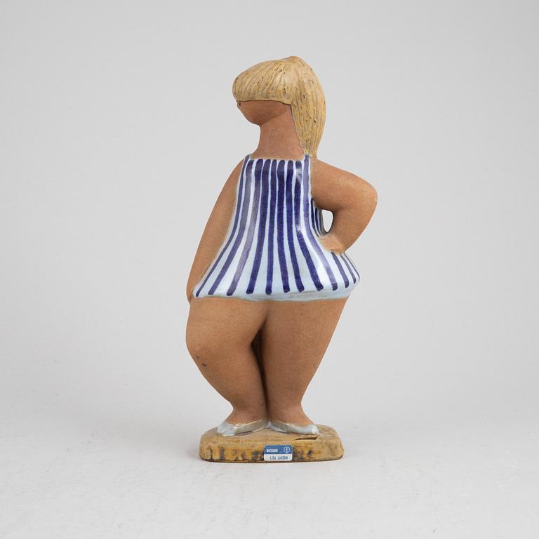 A stoneware figurine. 'Dora', by Lisa Larson, Gustavsberg, signed.
