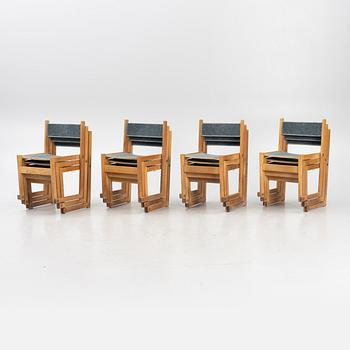 Chairs, 12 pieces, mid-20th century.