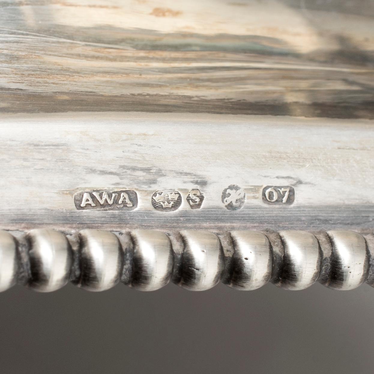 SKÅL, silver, AWA, 1916.