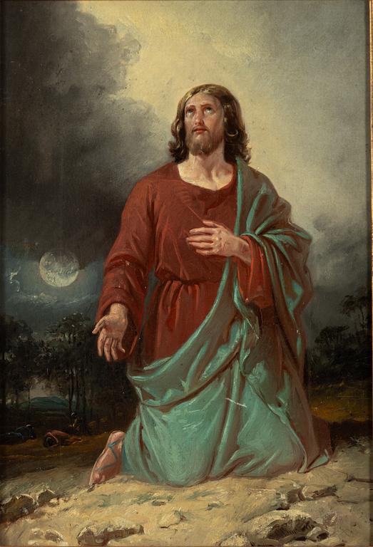 Gustaf Brusewitz, Christ on the Mount of Olives.