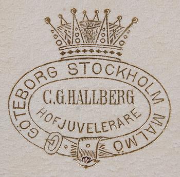 BESTICK, 183 st, silver, modell Empire, CG Hallberg, Stockholm, 1904.