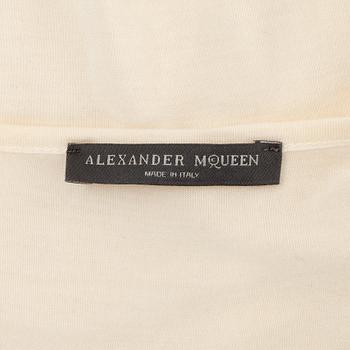 ALEXANDER MCQUEEN, a white blend top. Italian size 44.