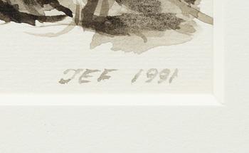 John-E Franzén, Model study.