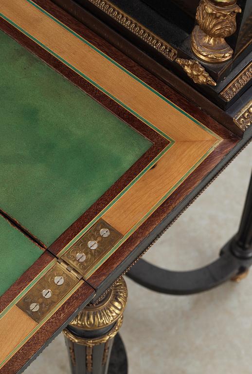 SKRIVMÖBEL, eklektisk stil, omkring sekelskiftet 1900.