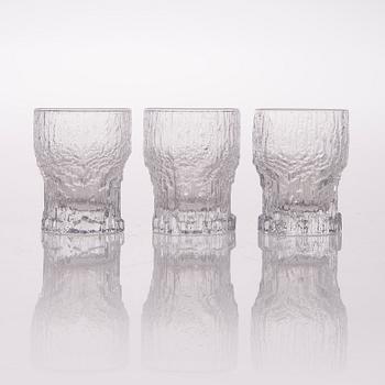A Set of 20 Aslak Glasses by Iittala 1970-88.