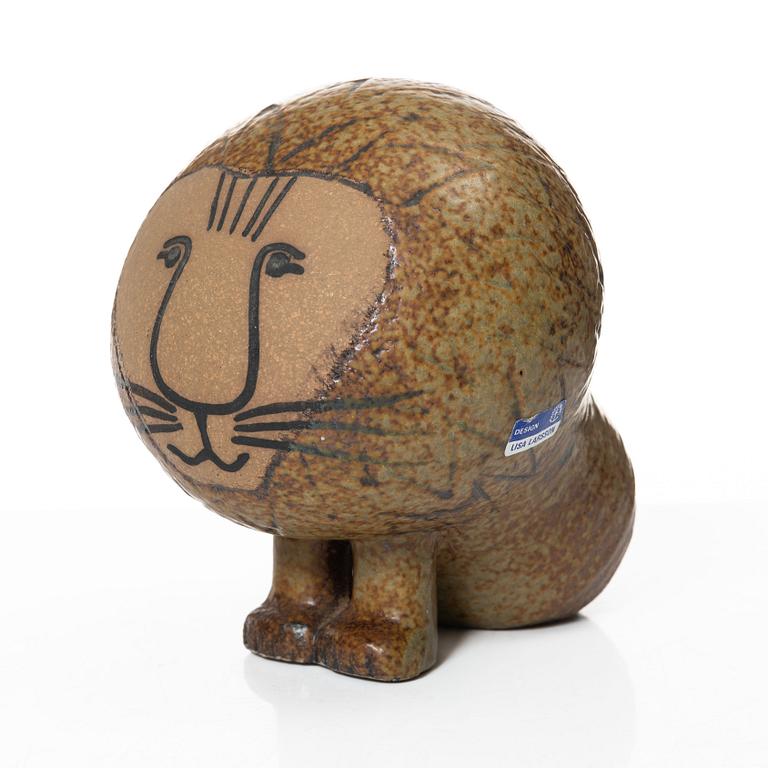 Lisa Larson, figurin, stengods, "Lejon Midi", Gustavsberg.