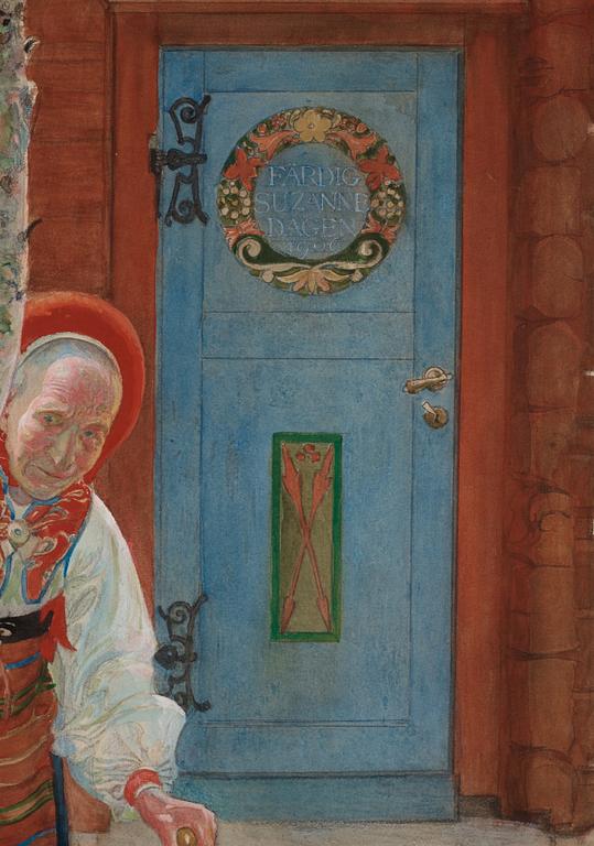 Carl Larsson, "Gumman i Maj månad".