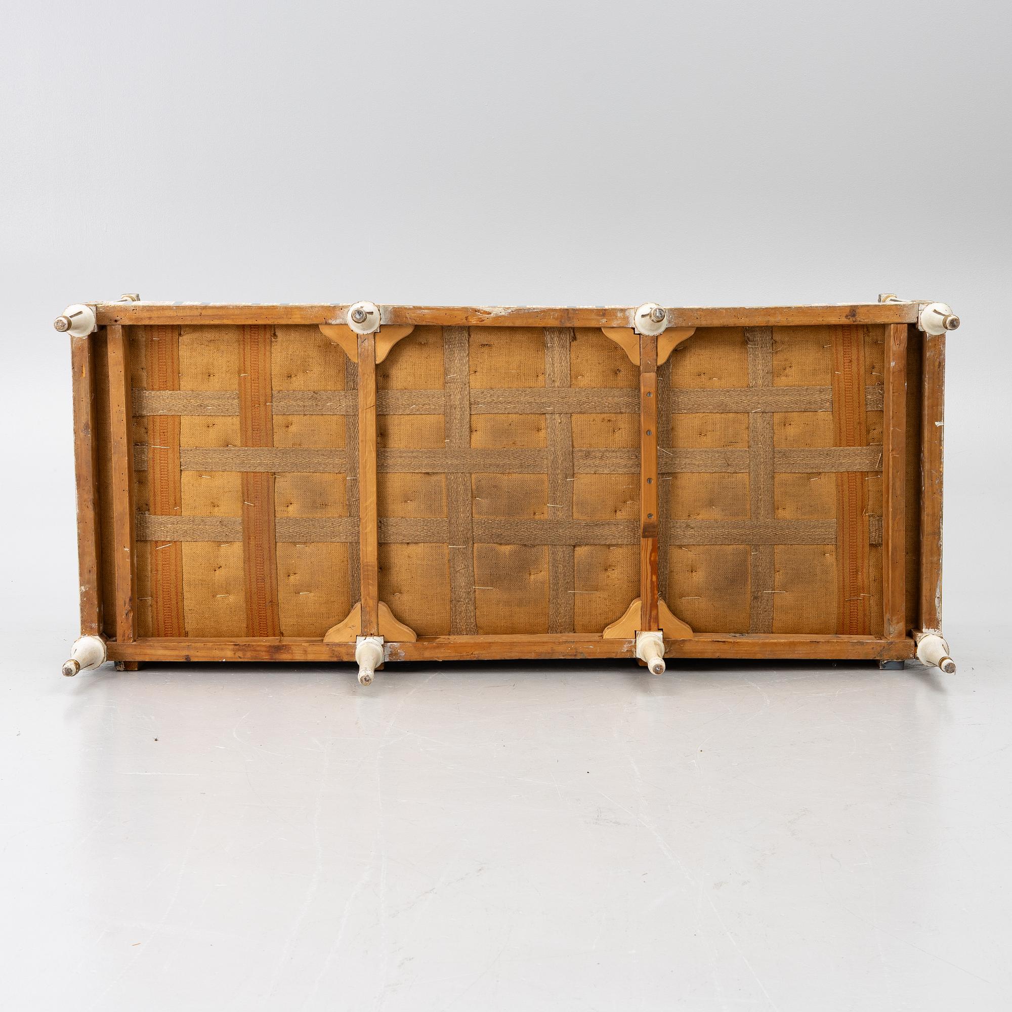 Soffa, sengustaviansk, 1700-talets slut.