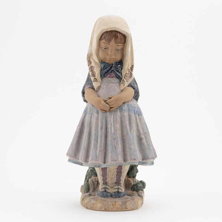 Figurin, stengods, Lladro, Spanien, 1900-tal.