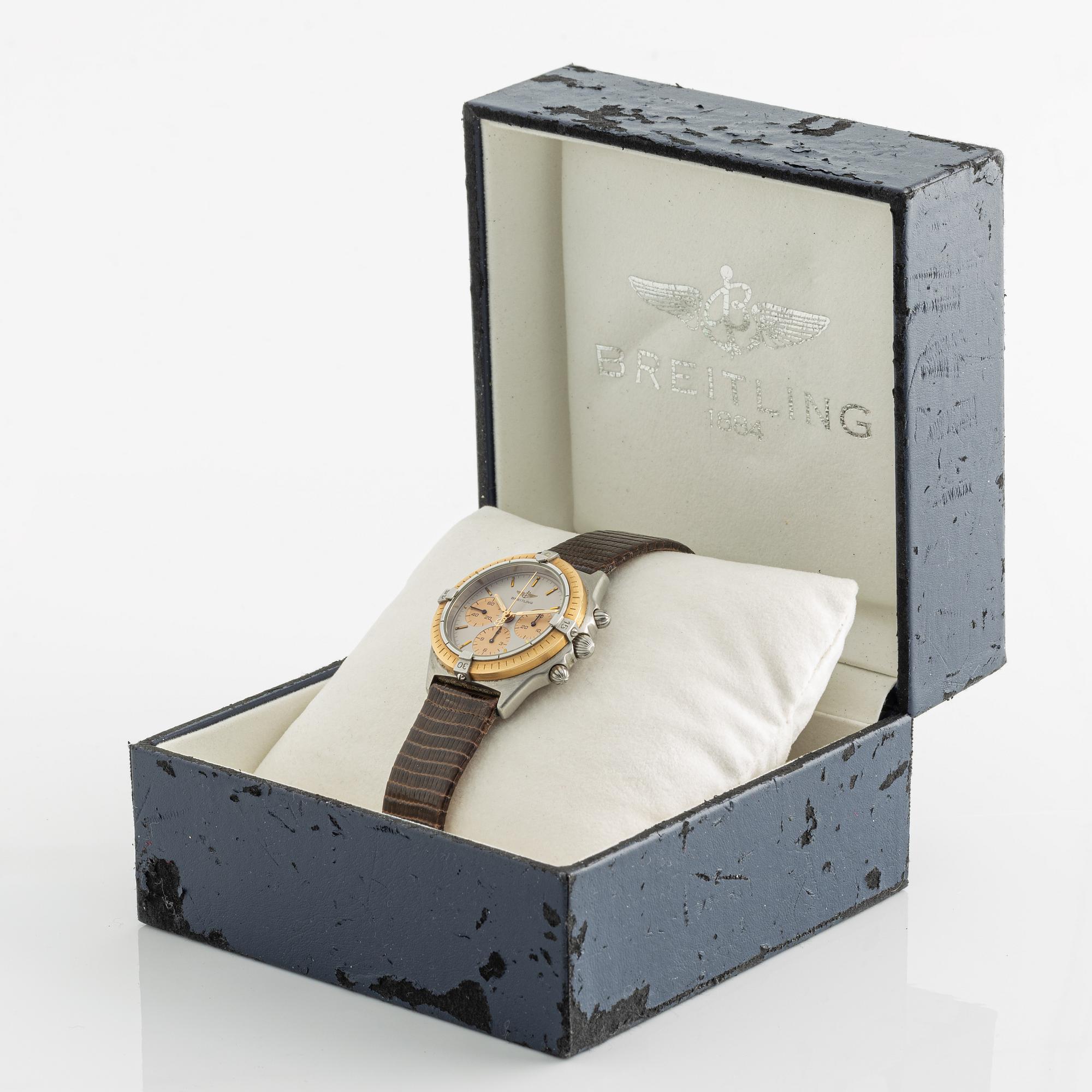 Breitling, Chrono Callisto, "Serie speciale", chronograph, wristwatch, 35 mm.