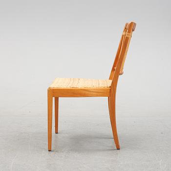 A mahogany chair, model 1165, designed by Josef Frank in 1947, Firma Svenskt Tenn.