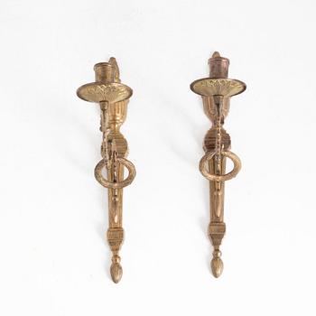 A pair of gustavian style wall lights, Törne by Ikea, 1990.