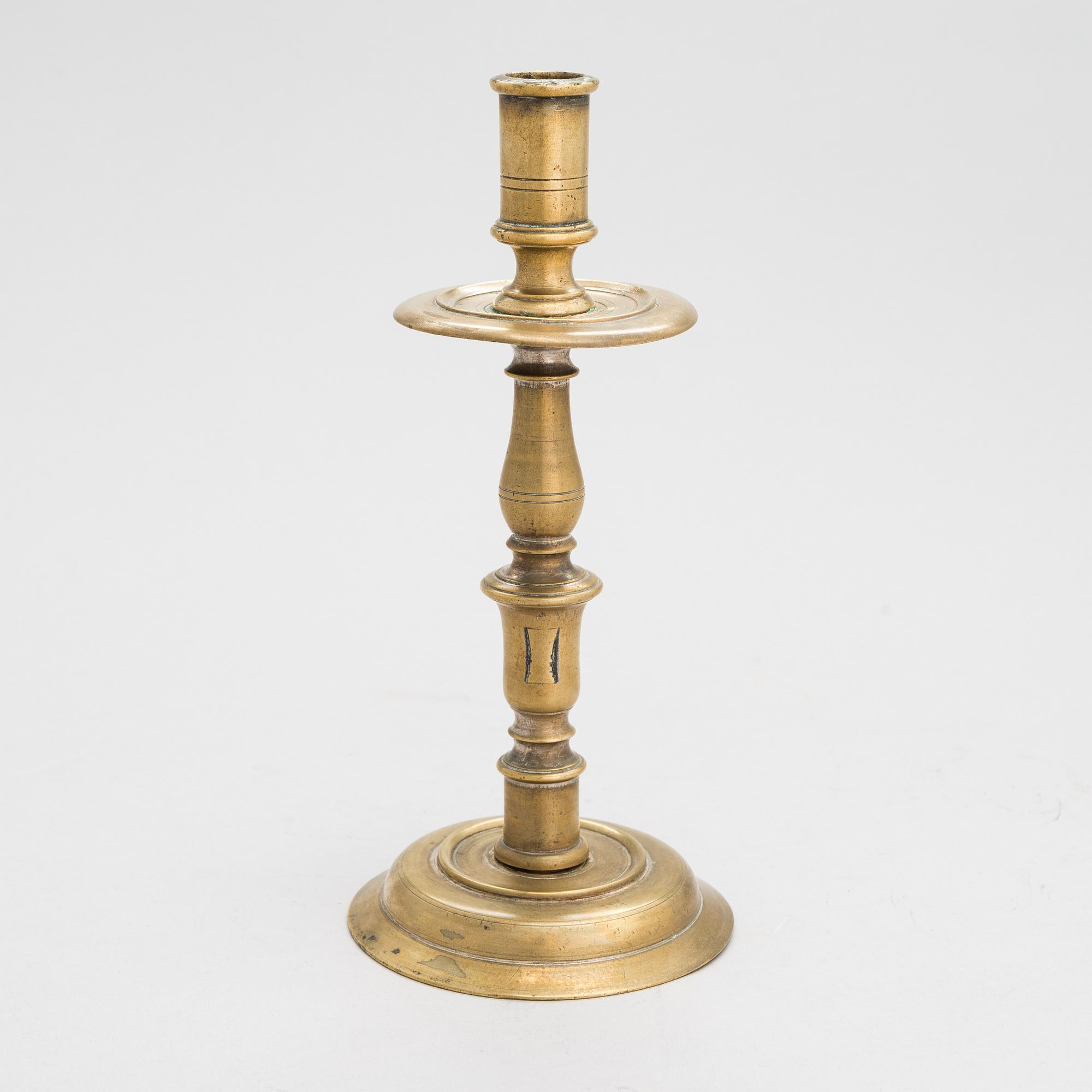 A candlesticks, possiblySpain latter half of 17th century.