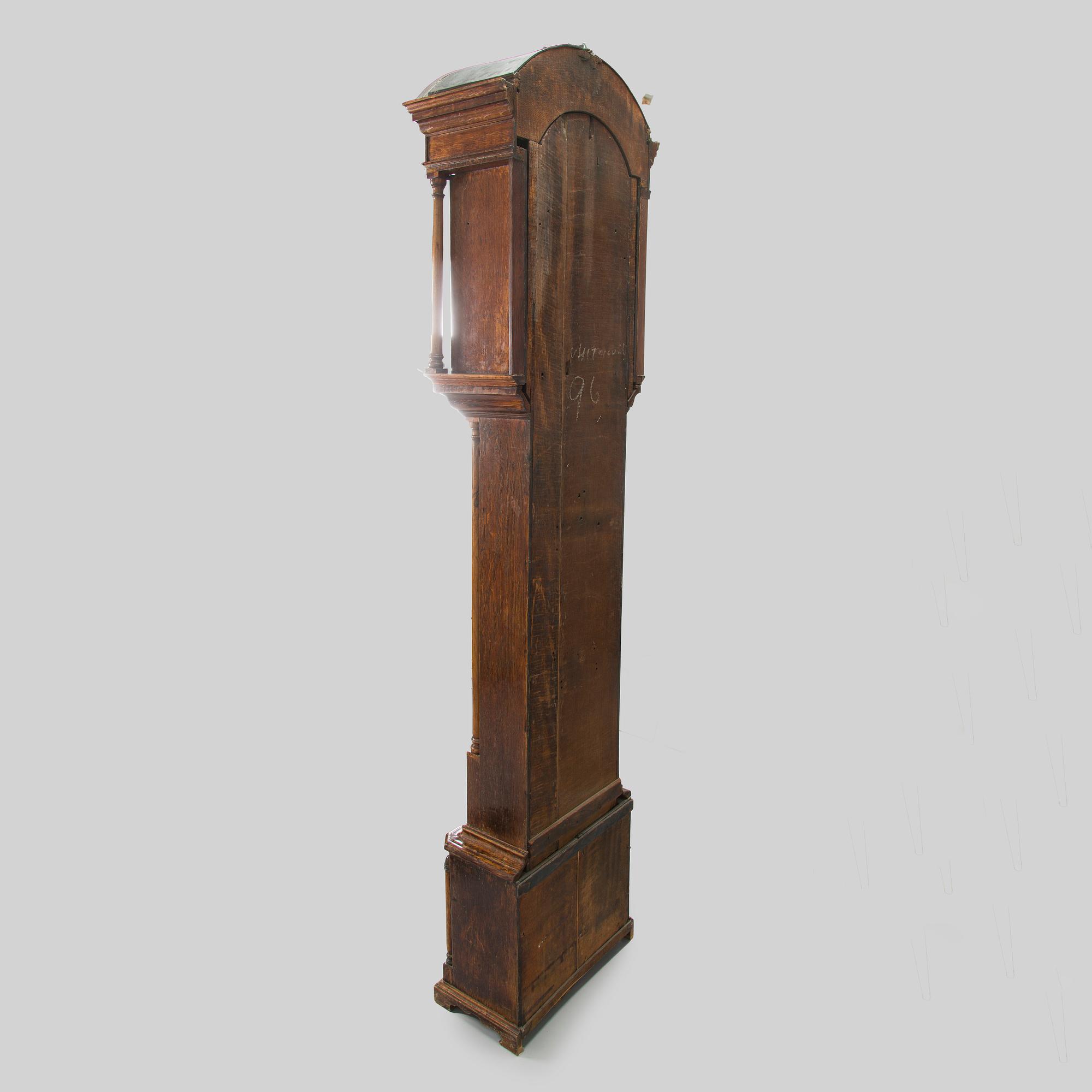 Longcase clock by Matthew Bushel, Aston England.