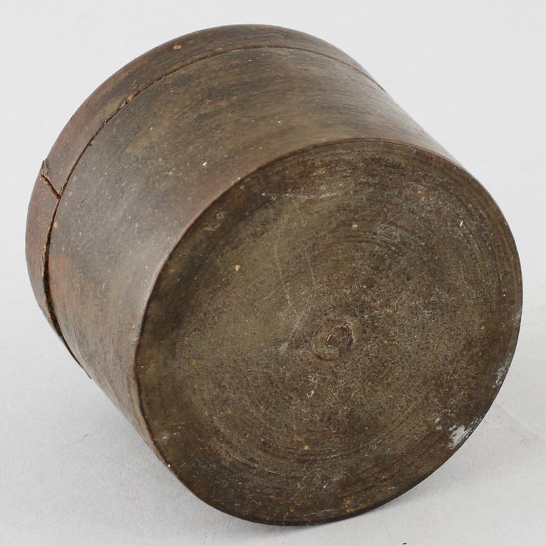 A compass and a globe, around the year 1900.