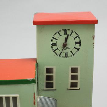 Eight 20th century train model accessories, Germany and England.