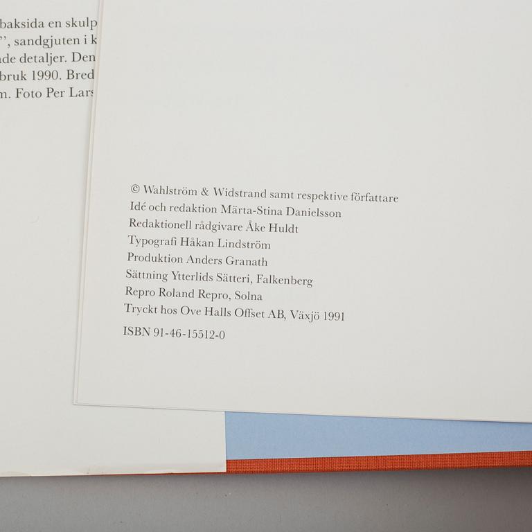 Seven books on Swedish glass, silver and furniture.