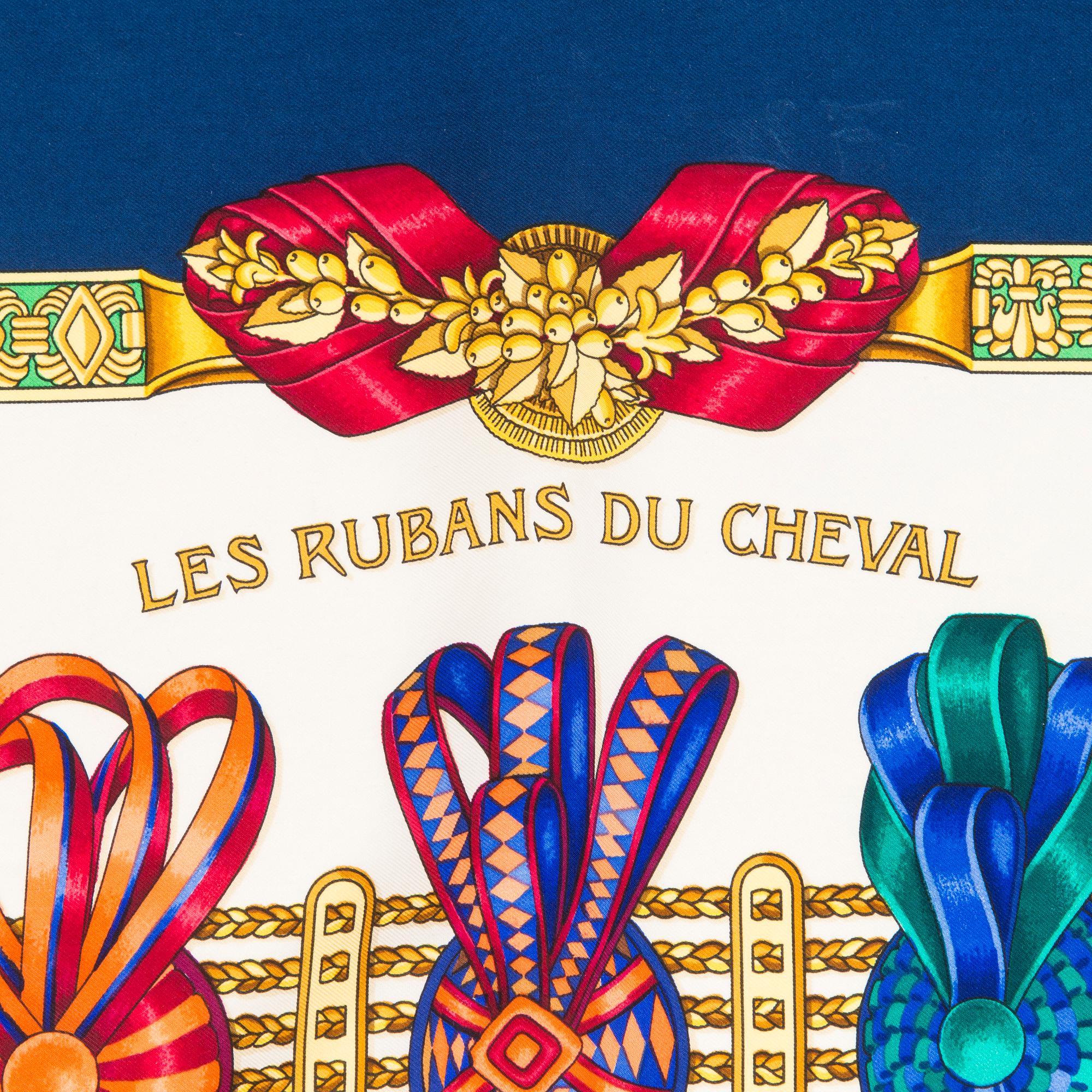 Hermès, scarf, "Les Rubans du Cheval".