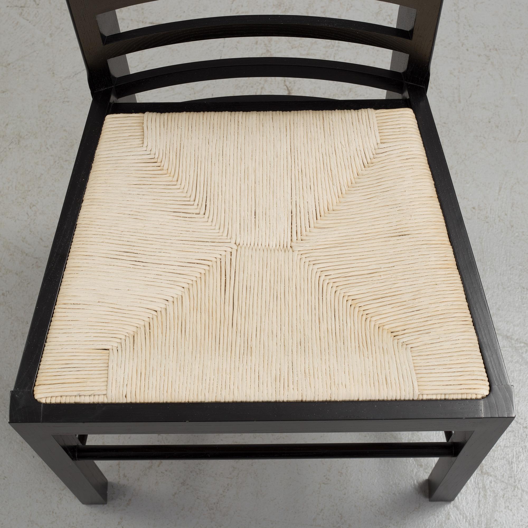 CHARLES RENNIE MACKINTOSH, stol, "Willow 2", Cassina, formgiven 1904, 1970-tal.