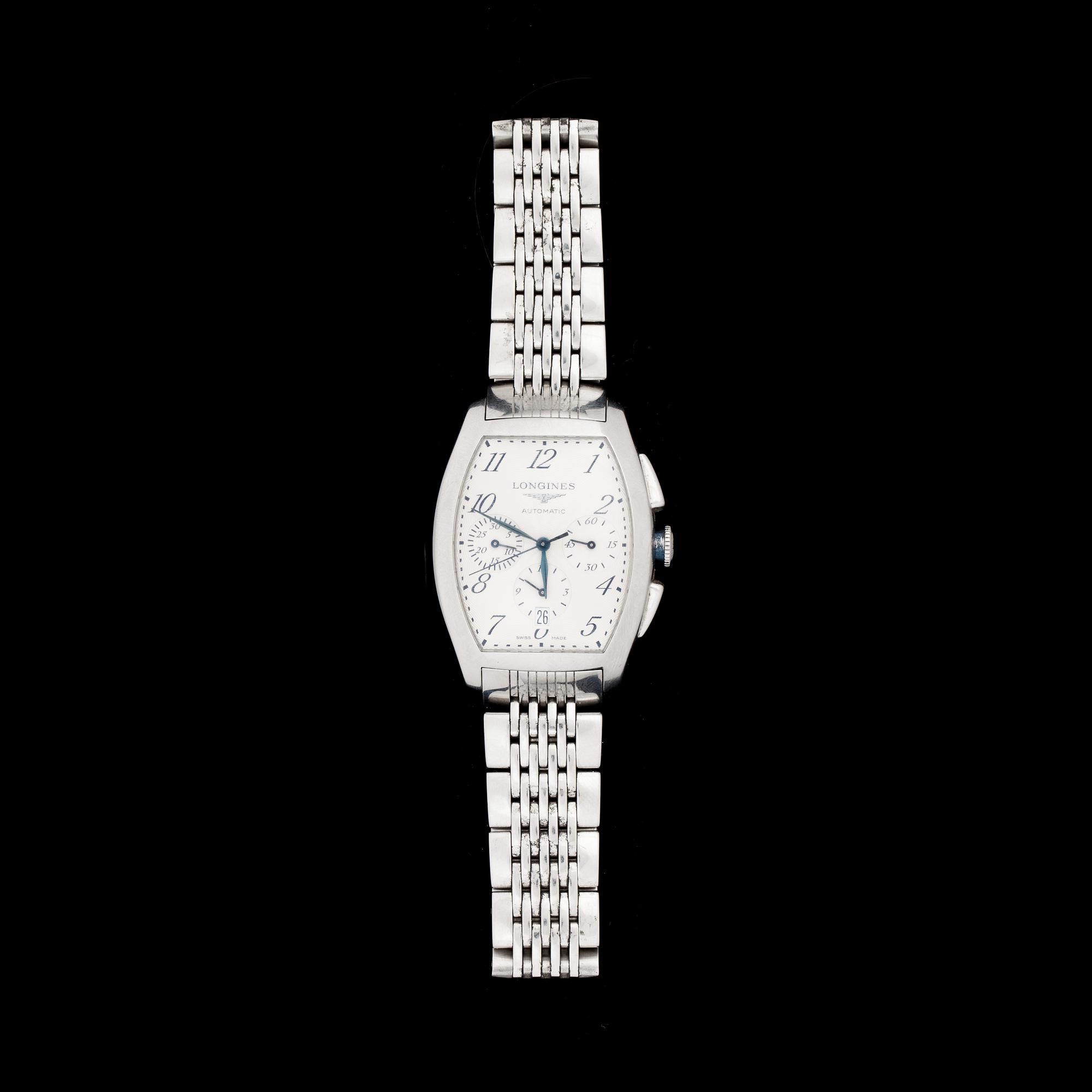 ARMBANDSUR, herr. Longines evidenza.