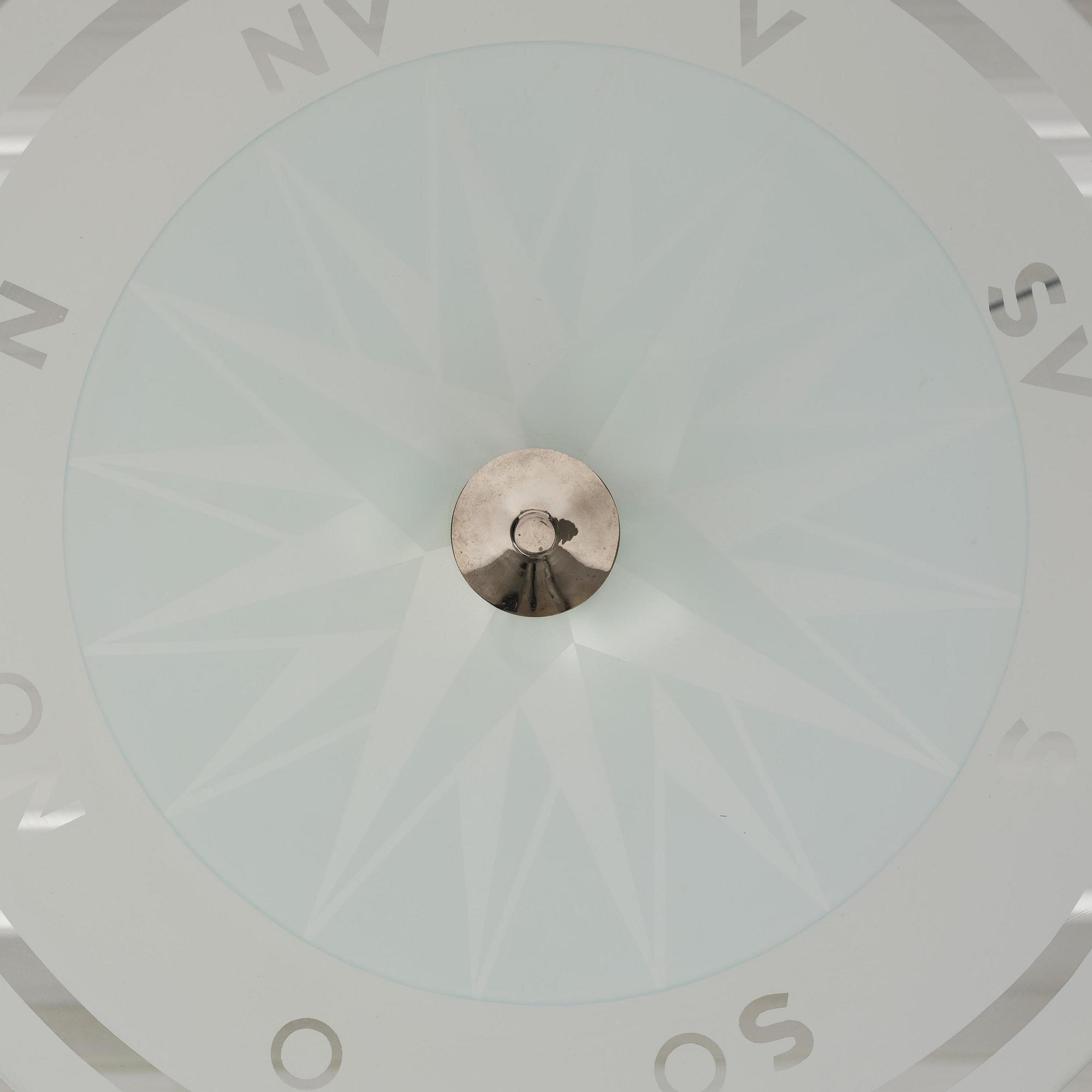 Simon Gate, a ceiling lamp model GD 652, Orrefors, 1930s.