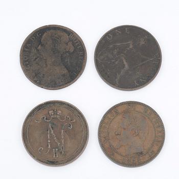 KOPPARMYNT, 17 st, Europa, 1800/1900-tal.