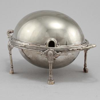 VÄRMEHUV, pläter, Walker & Hall, Sheffield, omkring 1900-talets mitt.