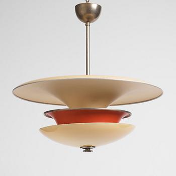 Erik Tidstrand, a ceiling lamp model "28903", Nordiska Kompaniet 1930s.
