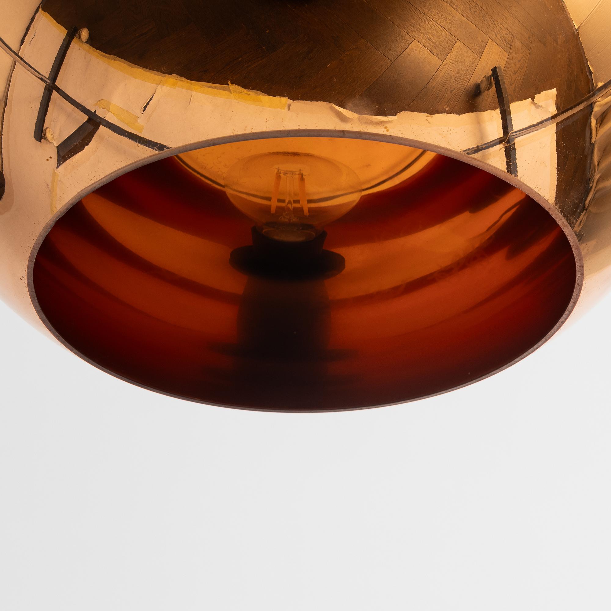 Tom Dixon, taklampa, "Copper Pendant", 2000-tal.