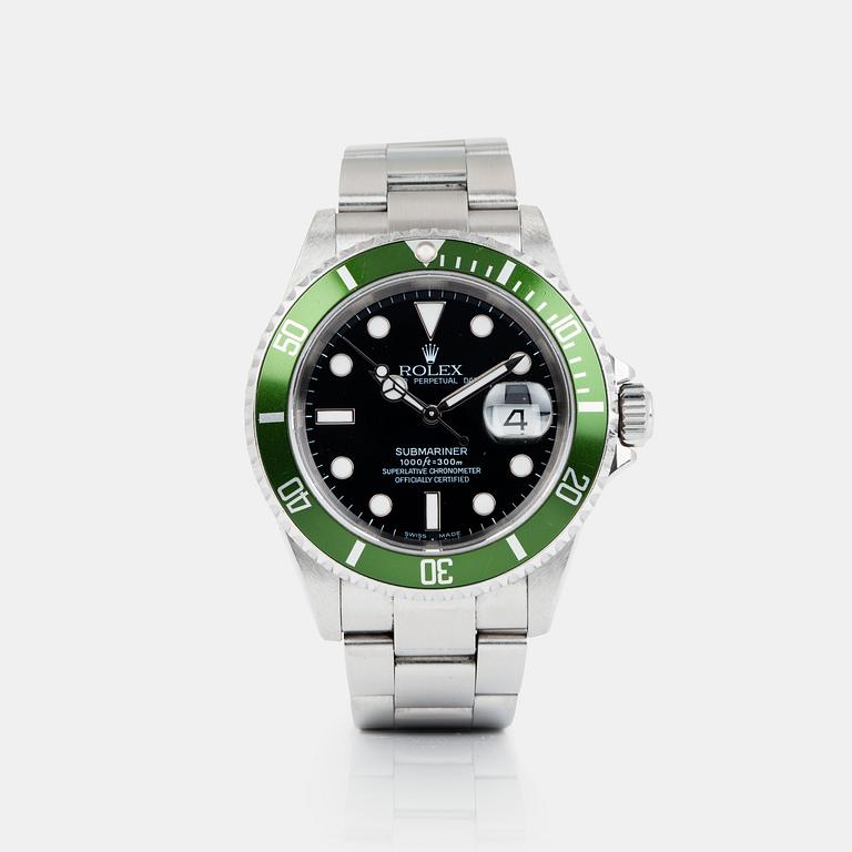 ROLEX, Submariner, "Kermit", "Flat Four, Mark I".