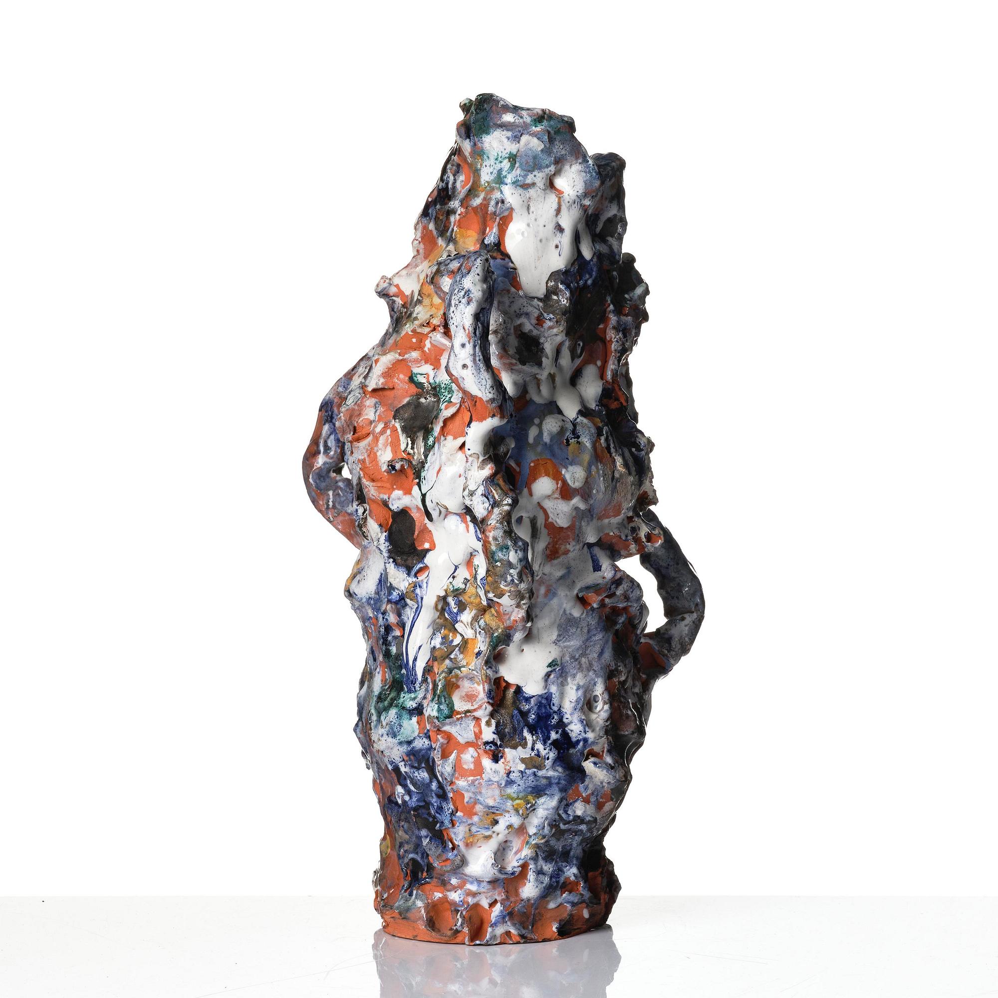 Xavier Toubes, vase, “Flowers 6”, own studio, Chicago, 2014.