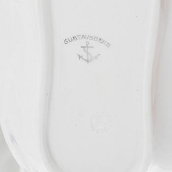 Matservis, 59 delar, flintgods, Gustavsberg, 1920-tal.