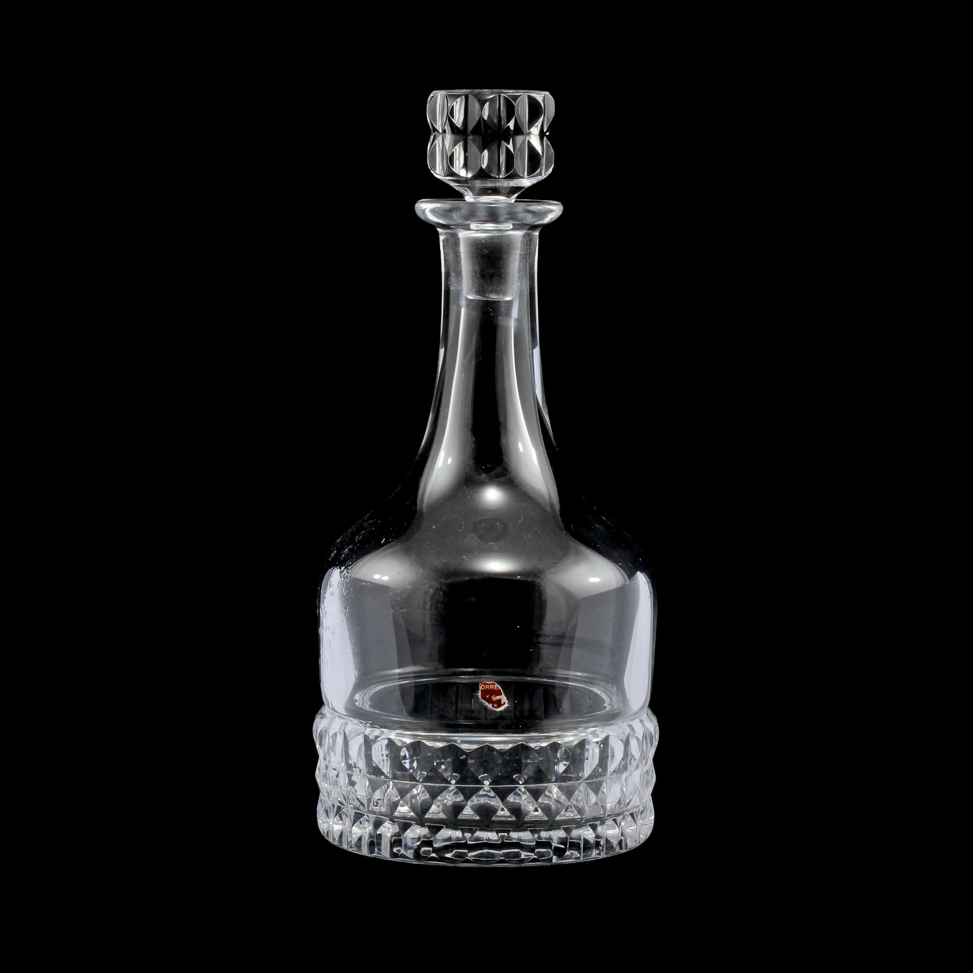 KARAFF, glas, "Silvia", Ingeborg Lundin, Orrefors, 1900-talets andra hälft.