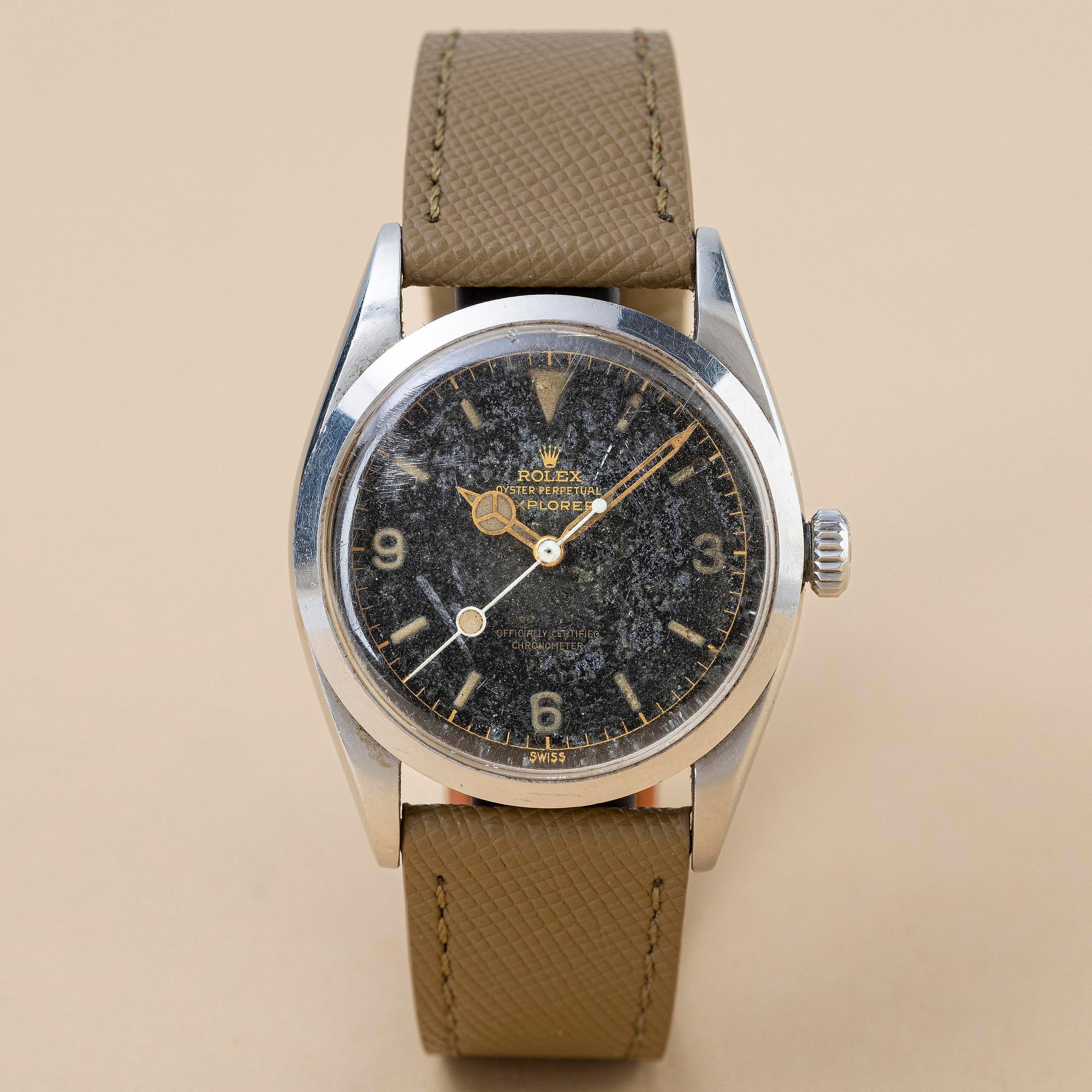 Rolex, Explorer, "Nobel family", "Radium Chapter ring OCC Dial", ca 1956.