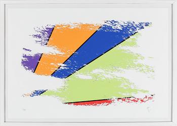 ANDREAS LUNDBERG, diptyk, 2 st, färglitografier, signerade och numrerade 11/75.