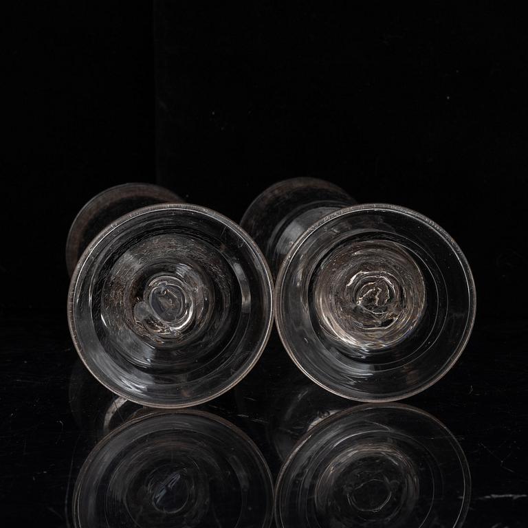 Glas, 15 st, 1700-tal.