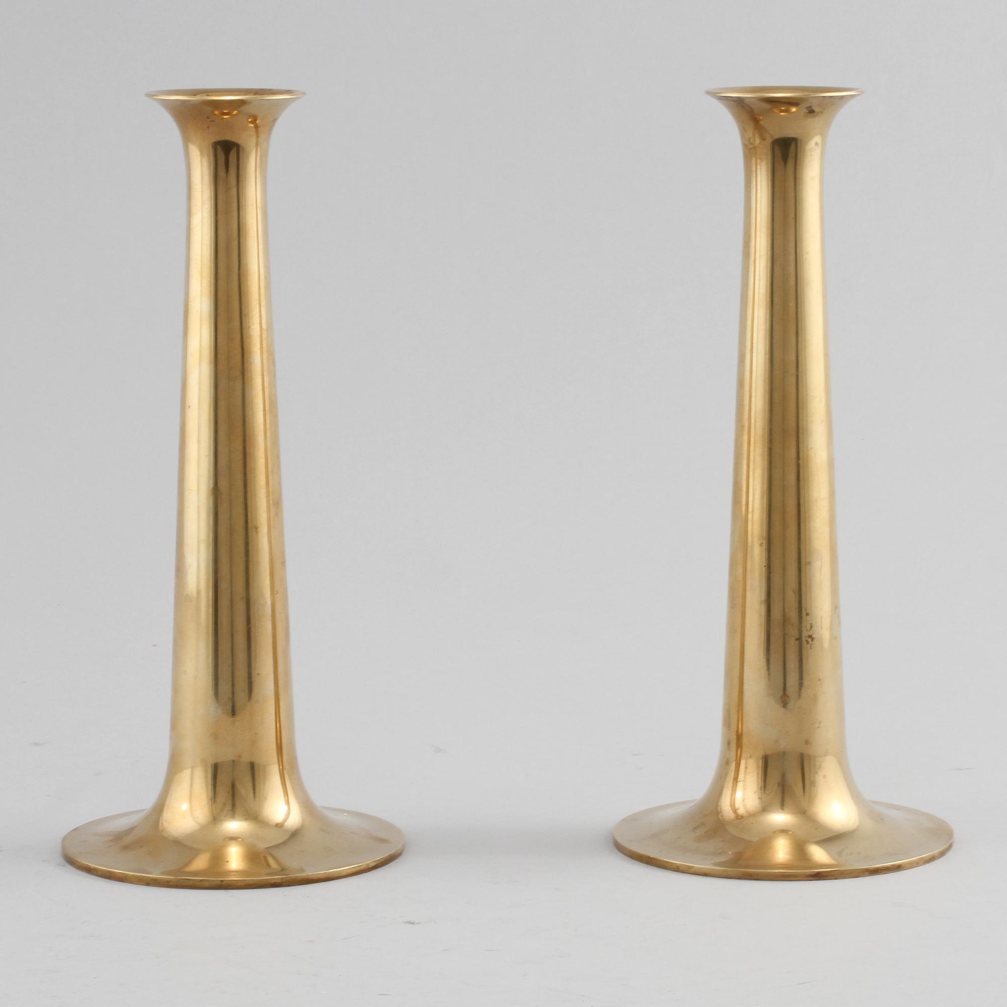 LJUSSTAKAR, ett par, Torben Orskov & Co, Danmark, 1900-talets andra hälft.