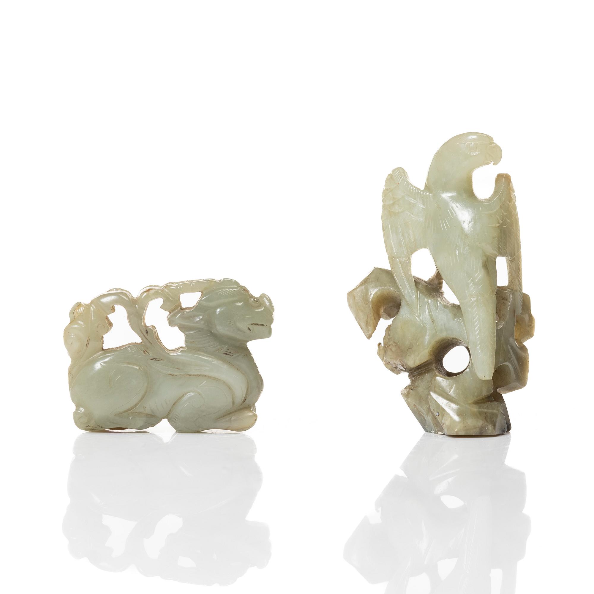 A group of four Chinese stone figures, 20th century.