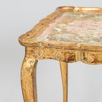 An Italian, mid-20th-century nesting table.