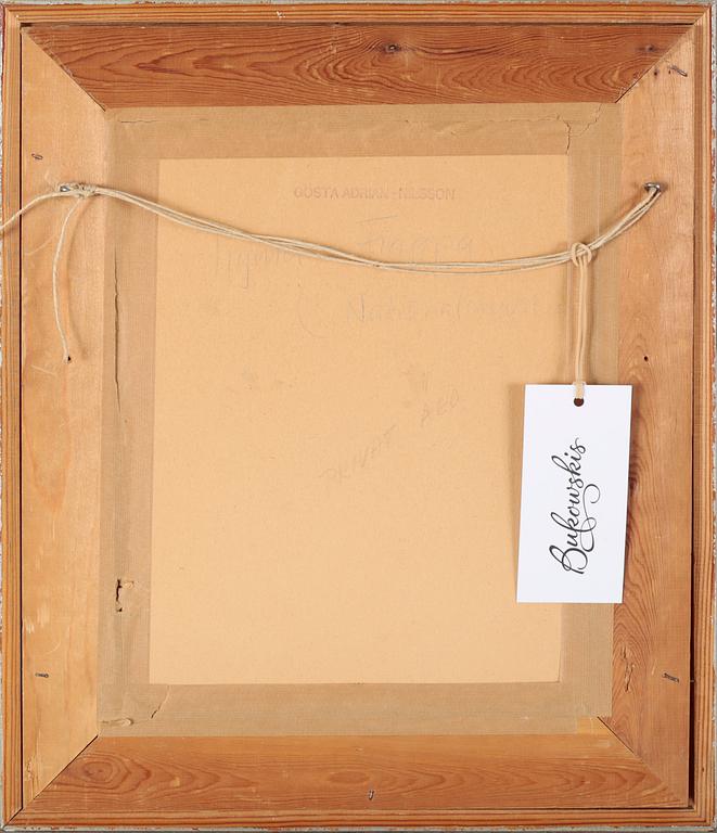 GÖSTA ADRIAN-NILSSON, mixed media, signed.