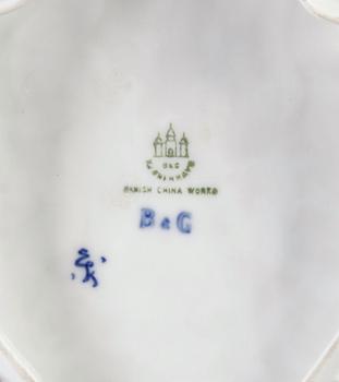 VÄGGPLAKETT, porslin, Bing & Gröndahl, Danmark.
