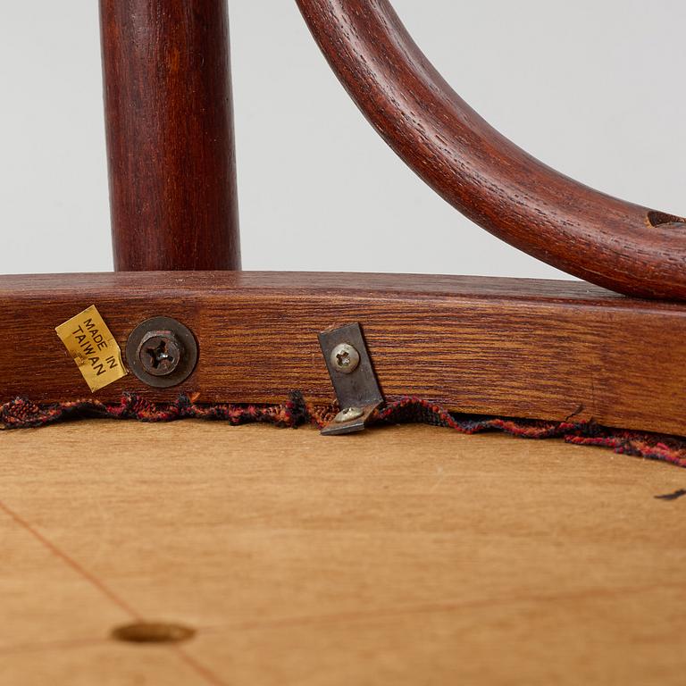 A set of four chairs, late 20th century.