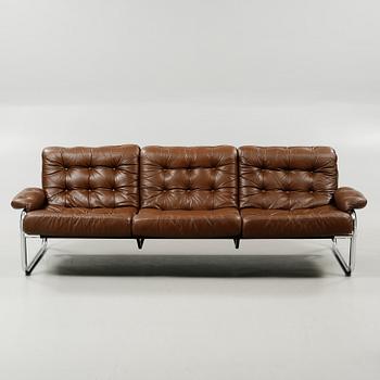 A 1970s sofa and armchair, deigned by John Bertil Häggström for IKEA.