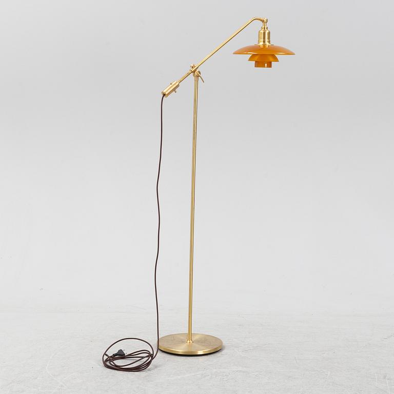 Poul Henningsen, a model 'PH 3/2 The Water Pump Limited Edition' brass floor light, Louis Poulsen, Danmark, 2019.