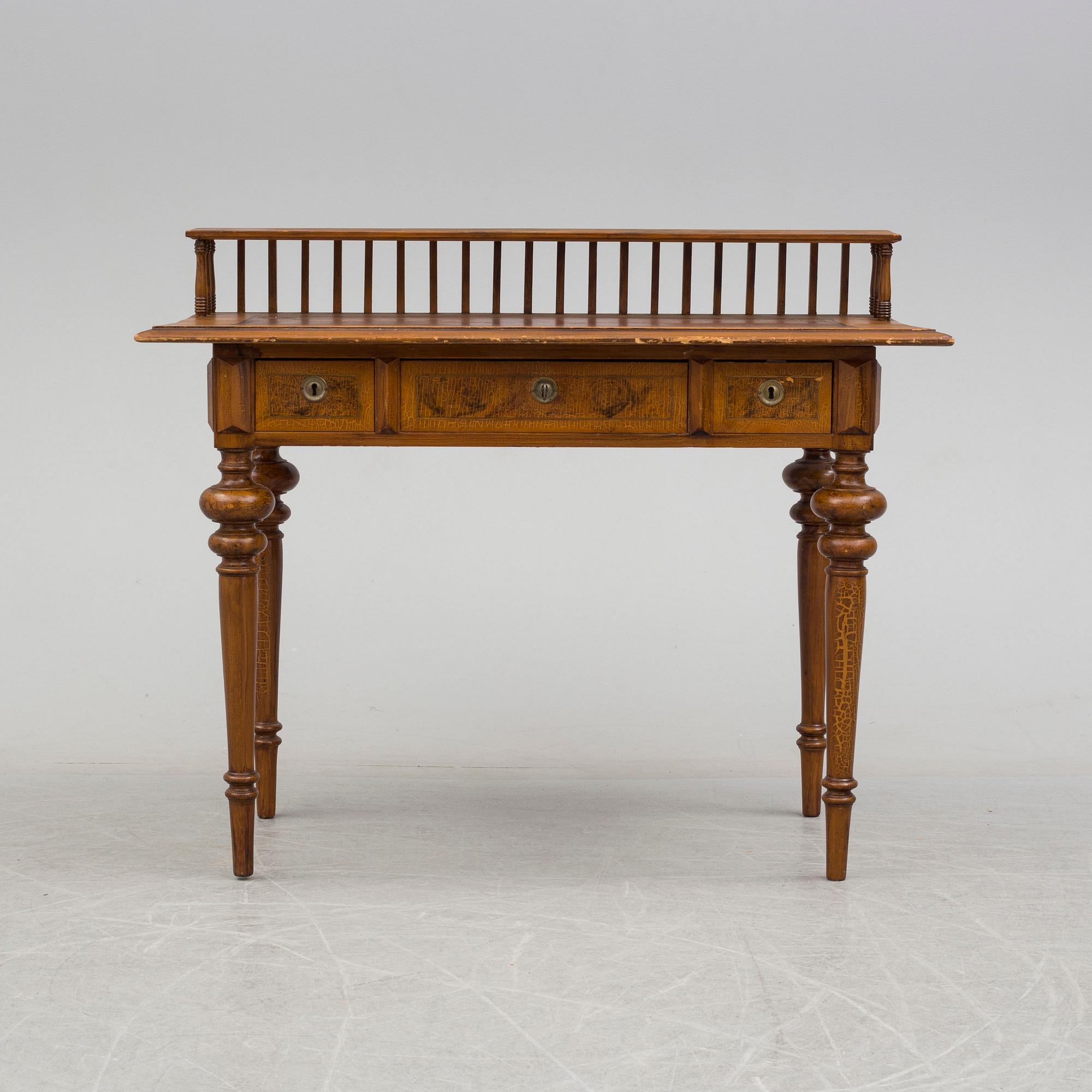 A late 19th century writing desk.
