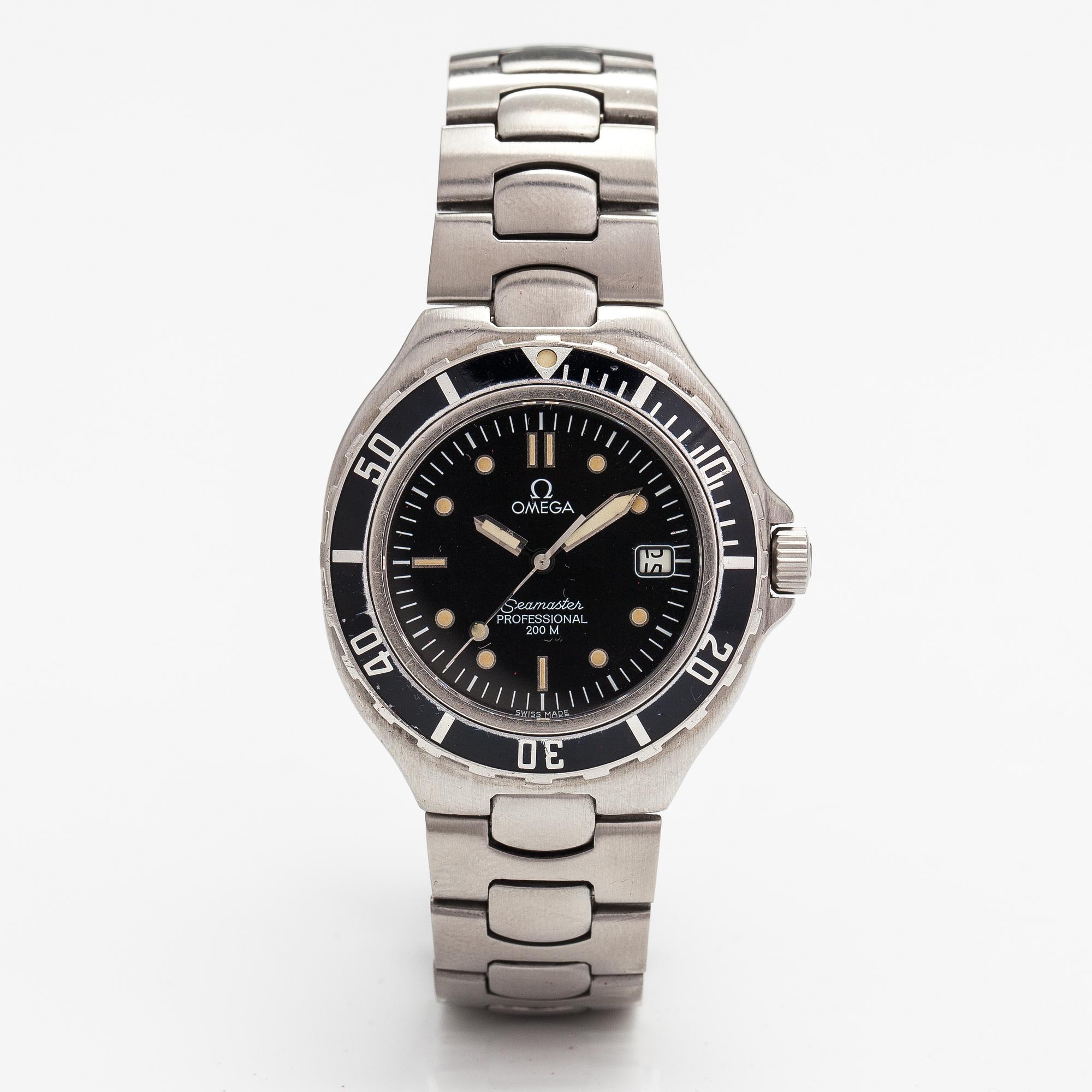 Omega, Seamaster, 200m, wristwatch, 38 mm.