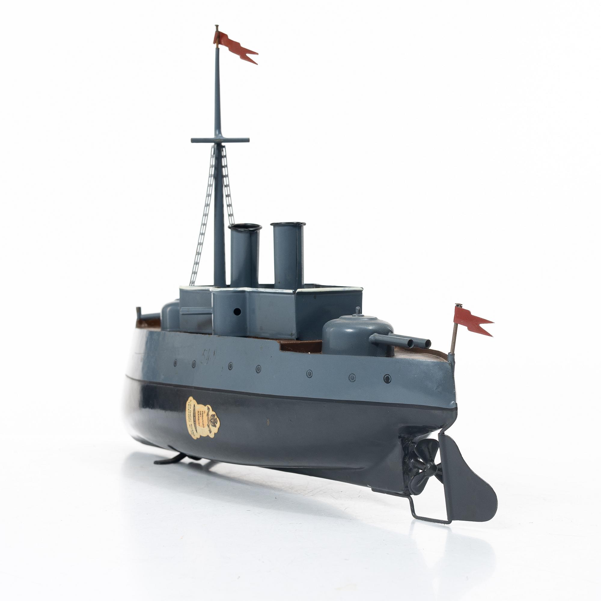 Bing Werke, gunboat, Germany, first half of the 20th century.