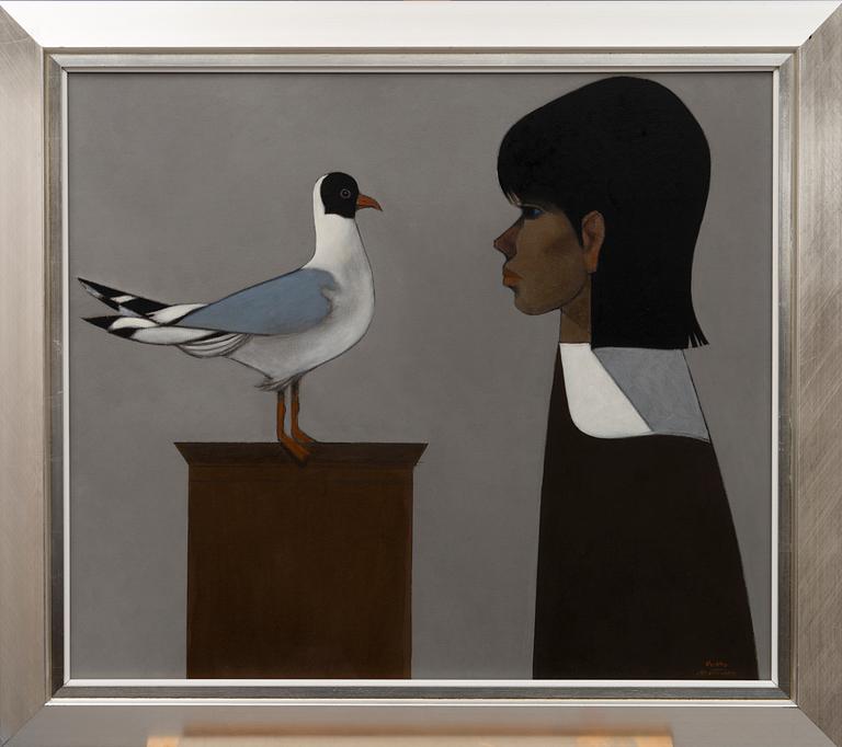 Veikko Marttinen, A GIRL AND A SEAGULL.